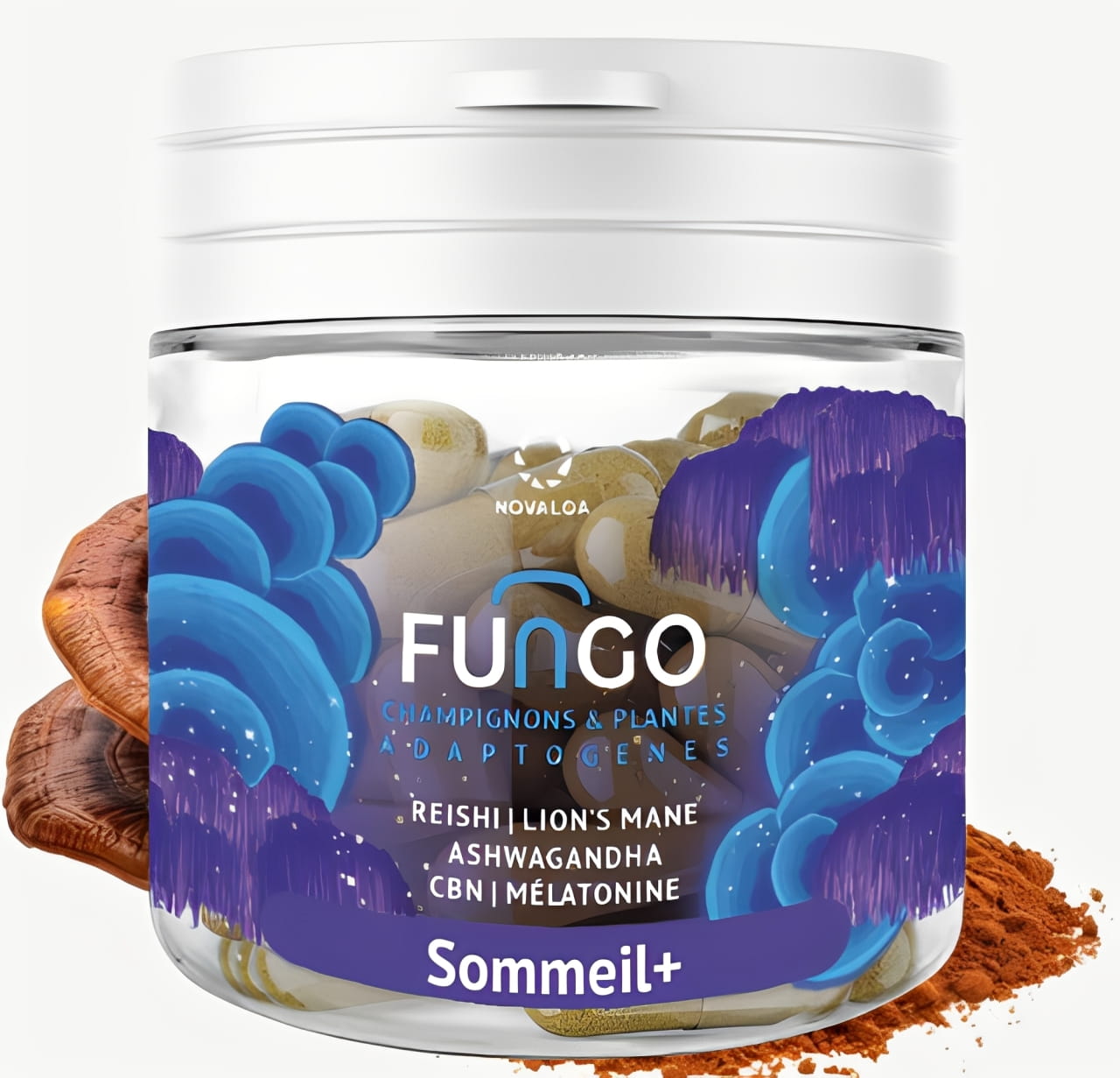 Gélules CBN Sommeil+ Fungo – Champignons et Mélatonine