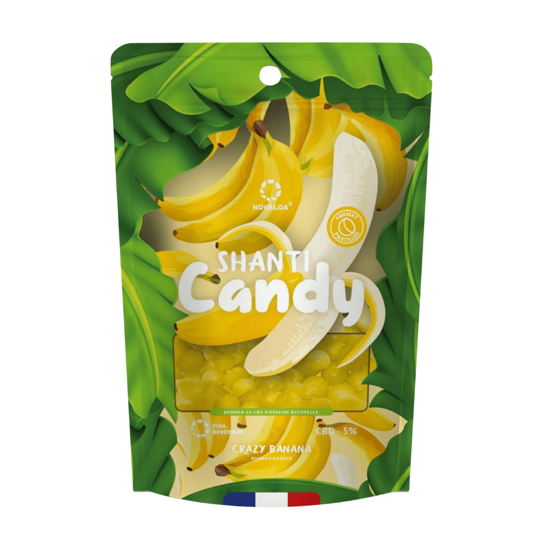 Pastilles CBD 5% - Crazy Banana