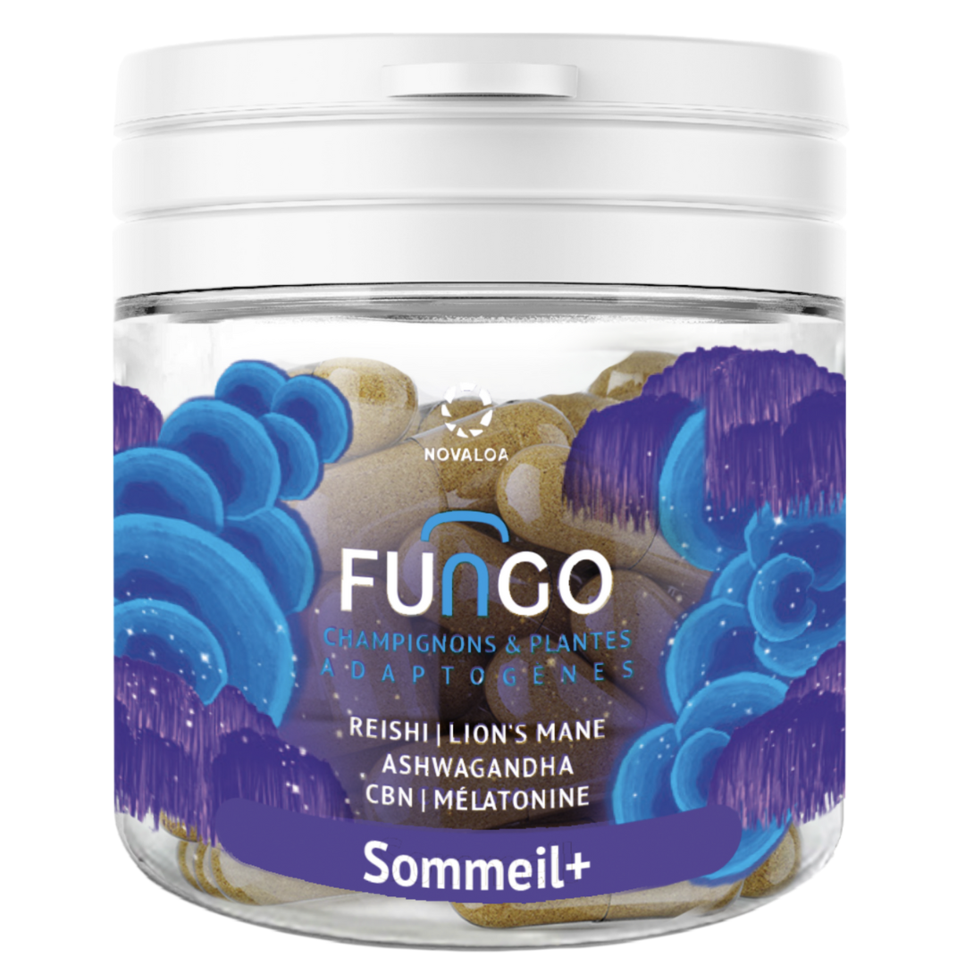 Gélules CBN Sommeil+ Fungo – Champignons et Mélatonine