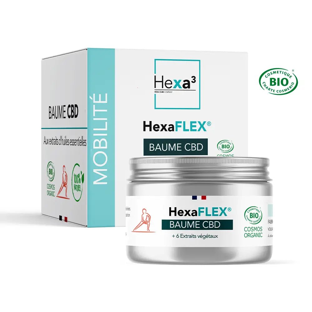 Baume Musculaire CBD Bio HexaFLEX® 100ml - cbdthrone